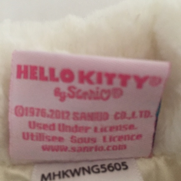Hello Kitty Off White Button-Up Coat 3-6 Months - Picture 5 of 5